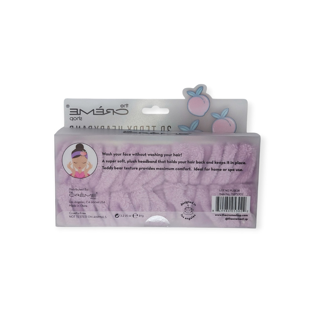 The Creme Shop 3D Teddy Headyband, Plush Spa Headband, Various, NIB - Picture 5 of 16